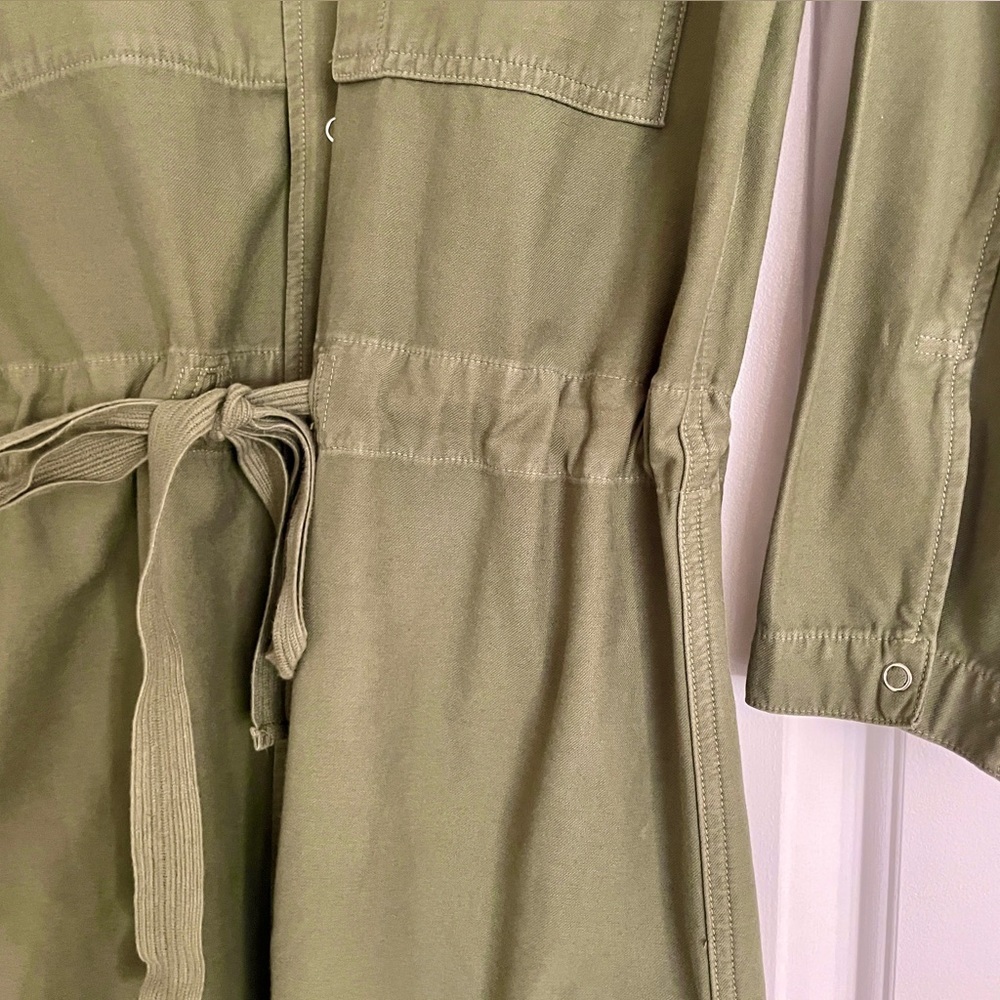 CITIZENS OF HUMANITY olive army green NOVA MED utility cargo jumpsuit NWOT $398 - Picture 8 of 12